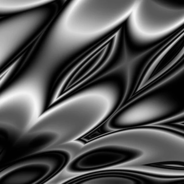 Black Fluid Art Abstract Square Abstract Design — Photo