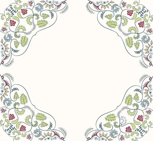 Ornament floralen Hintergrund — Stockvektor