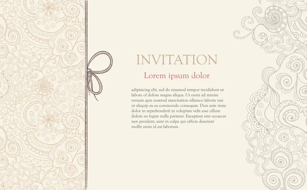 stilize çiçek süsleme davet arka plan