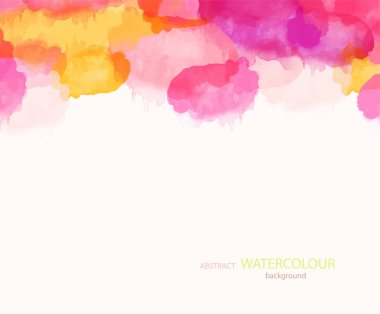 Watercolour abstract background clipart