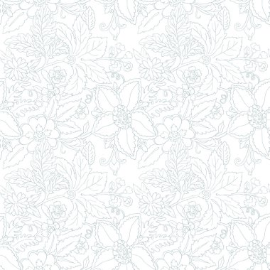 Vintage çiçek deseni