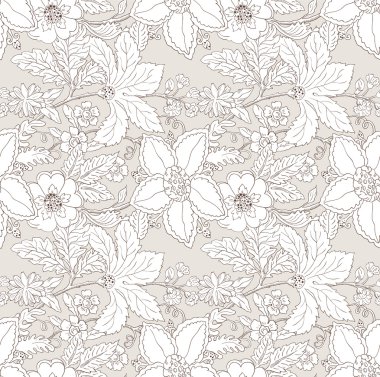 Vintage çiçek deseni