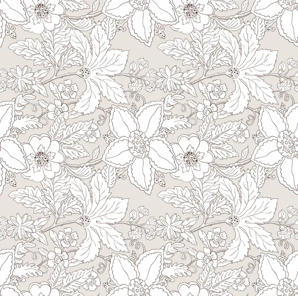 Vintage-Blumenmuster — Stockvektor