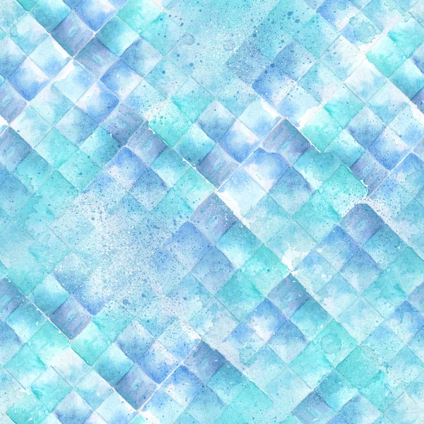 Aquarelle motif géométrique — Photo