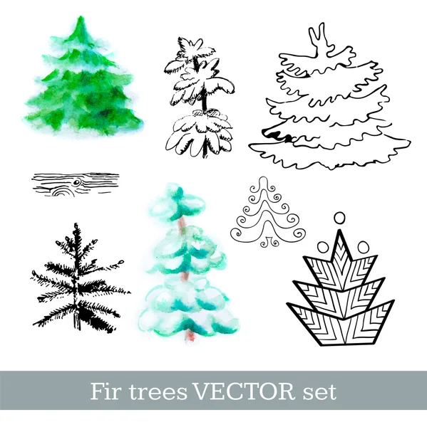 Sparren vector set — Stockvector