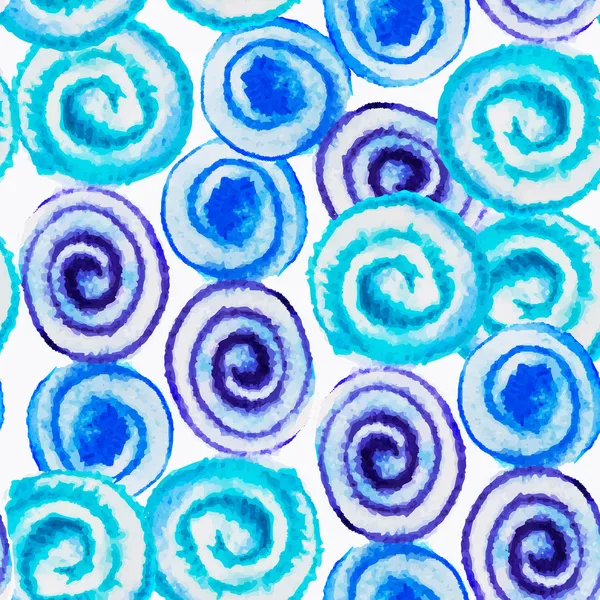 Abstrait fond bleu aquarelle — Image vectorielle