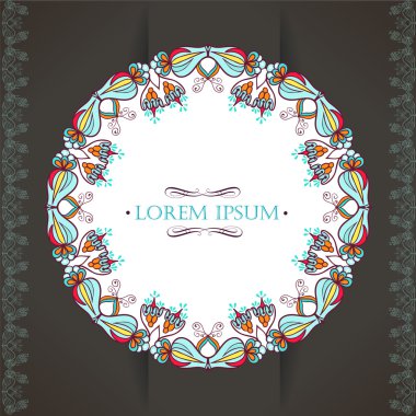 Vintage süs arka plan