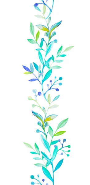 Aquarelle florale motif sans couture — Image vectorielle