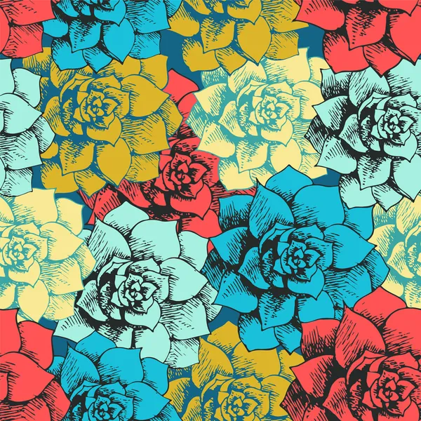 Vintage sorunsuz çiçek deseni