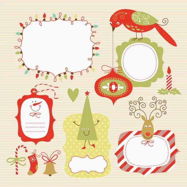 Noel ve Yeni Yıl elementleri