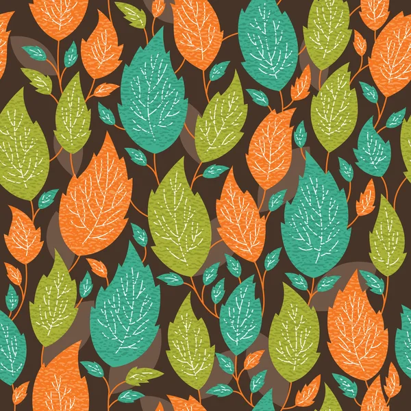 Autumn seamless pattern — Stock Vector