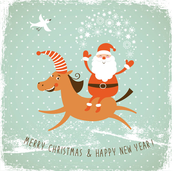 Christmas and New Year's card