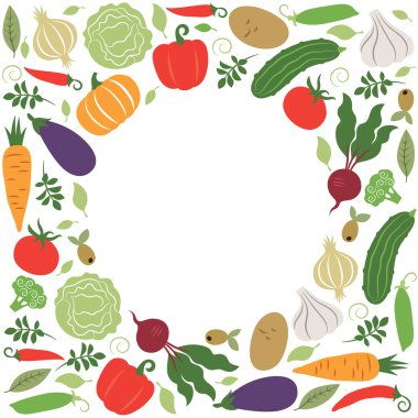 vektör sebze illüstrasyon