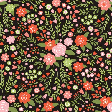 szépség zökkenőmentes virágmintás