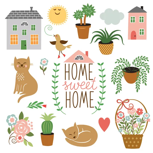 Home Sweet Home — Stock Vector