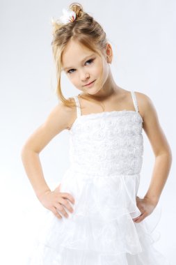 Stüdyo şık küçük kız