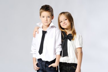 Kız stüdyoda ve portresi