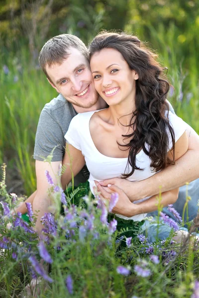 Portrait of a beautiful couple in love — Stock Photo, Image