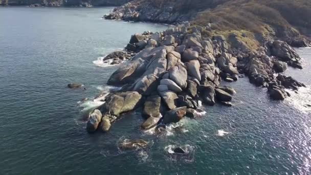 Paysage Balnéaire Bulgare Tranquille Avec Calme Bleu Réfléchissant Mer Noire — Video