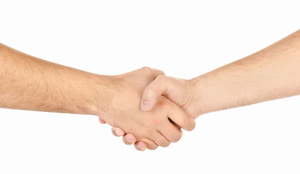 iki erkek izole el sallayarak