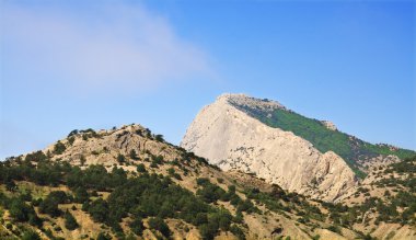 gökyüzü ve dağlar