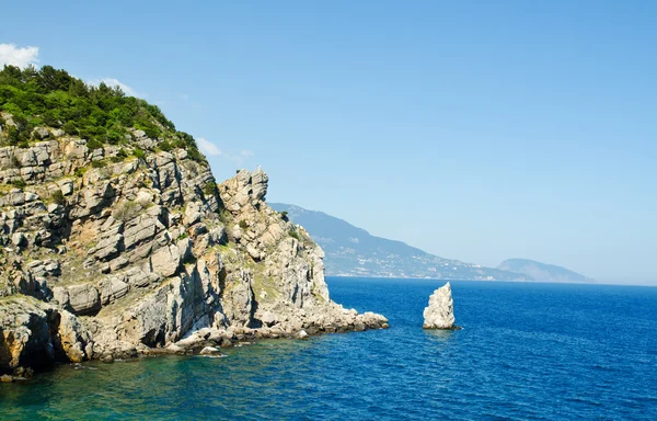 Landscape with sea and mountains — Stock Photo, Image