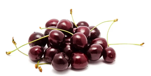 Heap of ripe sweet cherry isolated — Stock Photo, Image