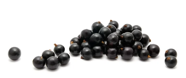 Heap of ripe black currant isolated on a white — Stock Photo, Image