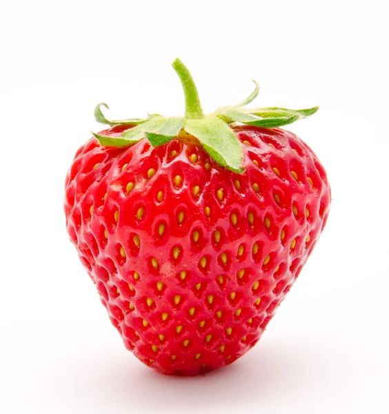 Perfect red ripe strawberry isolated — Stock Photo, Image