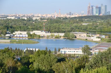 krylatskoye, bir eğitim temel Olimpiyat kürek kanala.