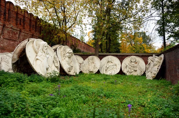Bajorrelieves originales de Cristo Salvador, demolidos en 1931 en Moscú —  Fotos de Stock