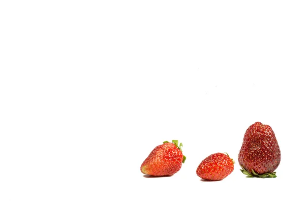 Several red strawberries — Stock Photo, Image