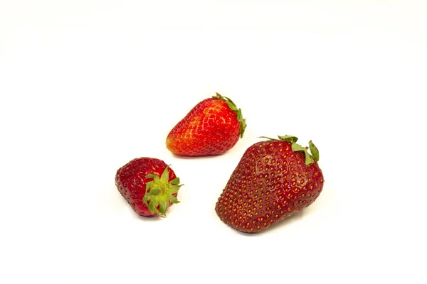 Several red strawberries — Stock Photo, Image