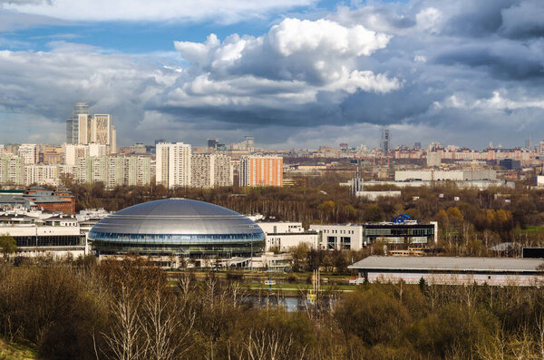 Basketball "Sports Palace" Dinamo "in Krylatskoye - 3500 square meters for team sports.