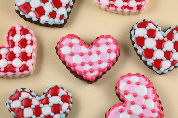 Hjärtat cookies — Stockfoto