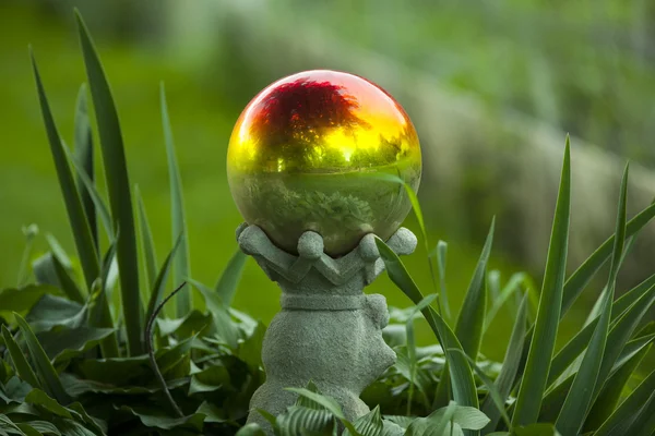 Garden Lawn Globe — Stock Photo, Image