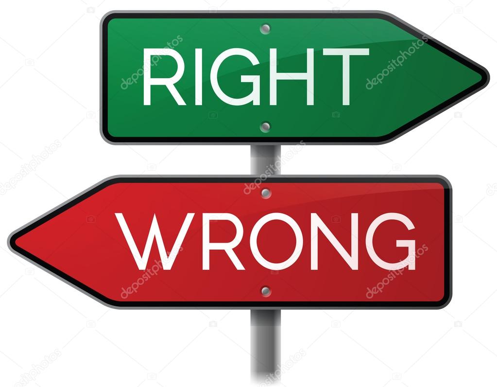 Right and Wrong Direction Signs