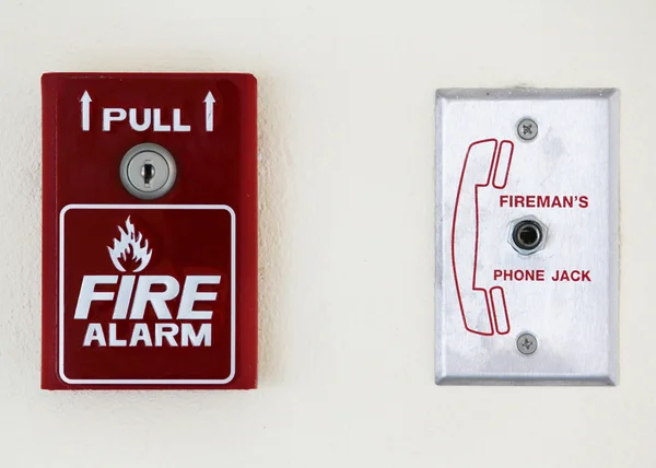 Alarm pożarowy — Zdjęcie stockowe