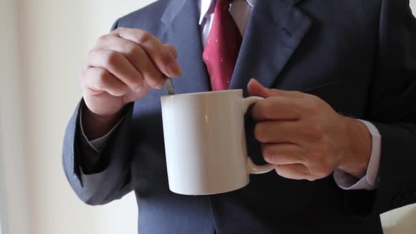 Warme koffie — Stockvideo