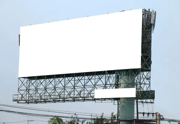 Prázdný billboard — Stock fotografie