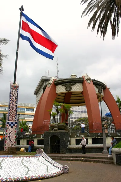 Σημαία της Κόστα Ρίκα Royalty Free Φωτογραφίες Αρχείου