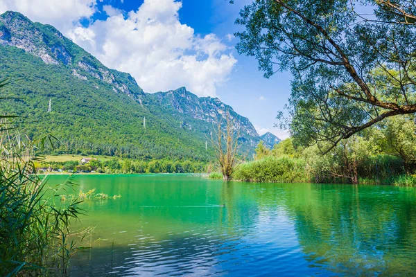 Lake Idro Italy Nature Landscape Adventure Hiking Recreational Tourism Blue — Stock Photo, Image