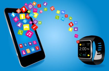 smartwatch ve akıllı telefon 