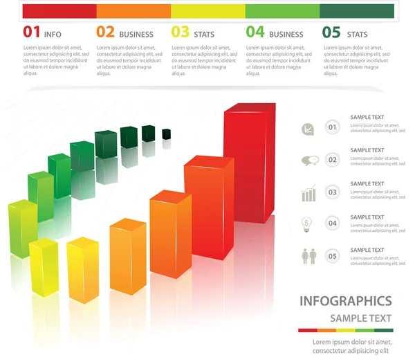 Statistic charts — Stock Vector