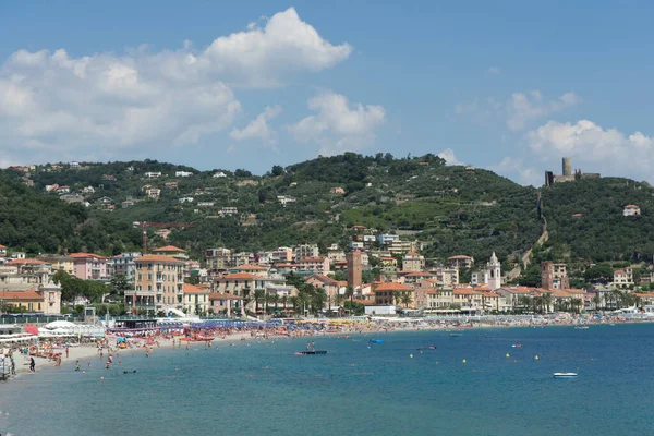 Veduta Noli Liguria Italia — Foto Stock