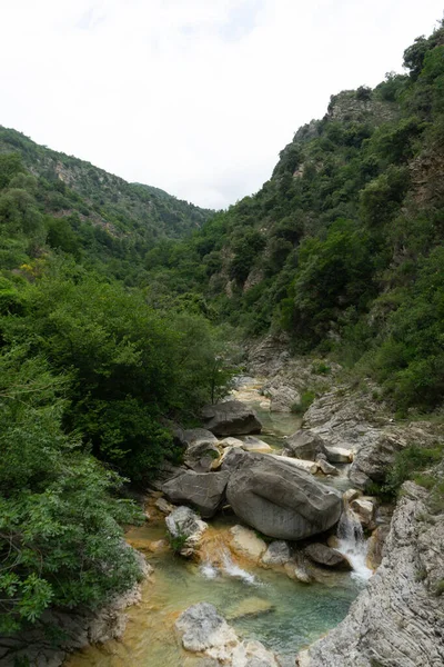 Rio Barbaira Rocchetta Nervina Ligúria Itália — Fotografia de Stock