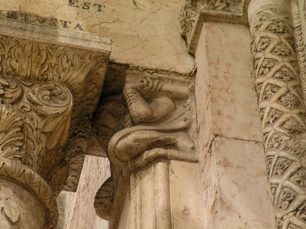 Details Cathedral George Ferrara Italy Jun 2013 — Stock Photo, Image