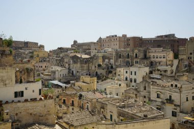 Matera, Basilicata 'nın eski kısmı - İtalya
