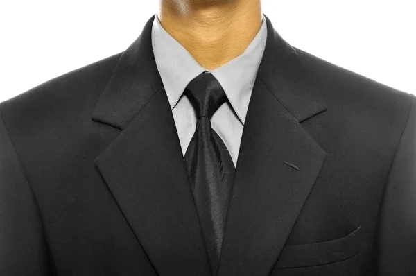 Traje de negocios negro — Foto de Stock