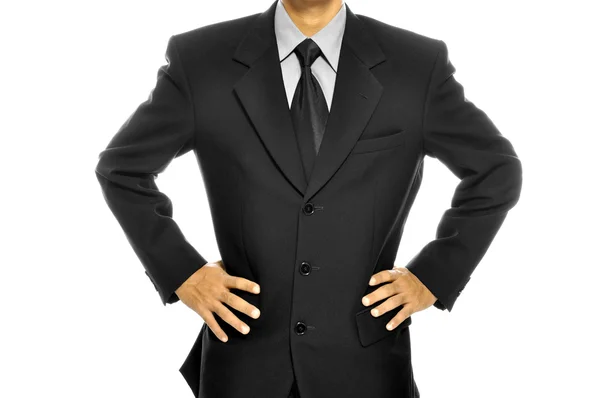 Μαύρο επαγγελματικό κοστούμι — Φωτογραφία Αρχείου